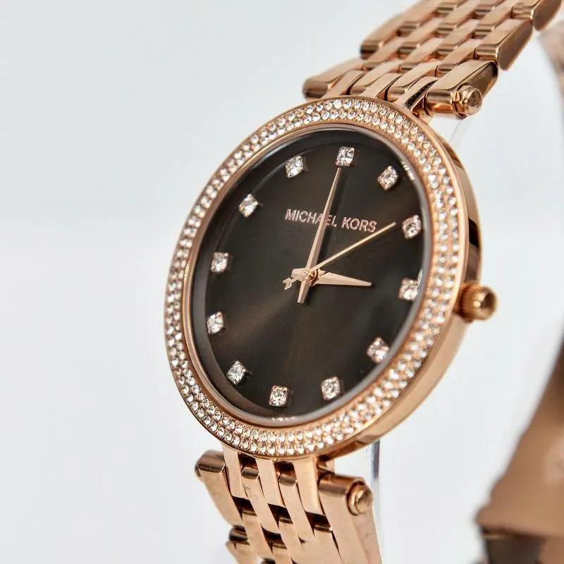 Michael Kors Darci Rose Gold-tone Casual Ladies Watch- MK3217